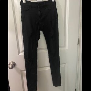 Pacsun black ripped skinny jeans